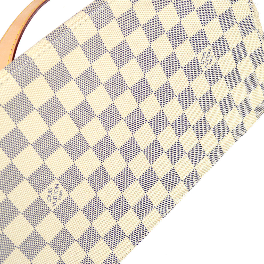 Louis Vuitton 2011 Damier Azur Hampstead PM Tote Handbag N51207