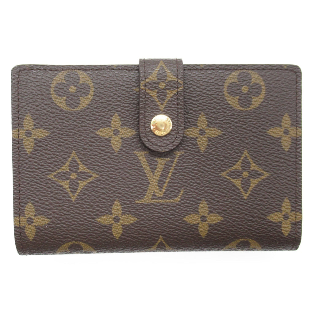Louis Vuitton Louis Vuitton Portefolio Vienna Double Fold Wallet Wallet PVC Coated Canvas Monogram   Brown M61674