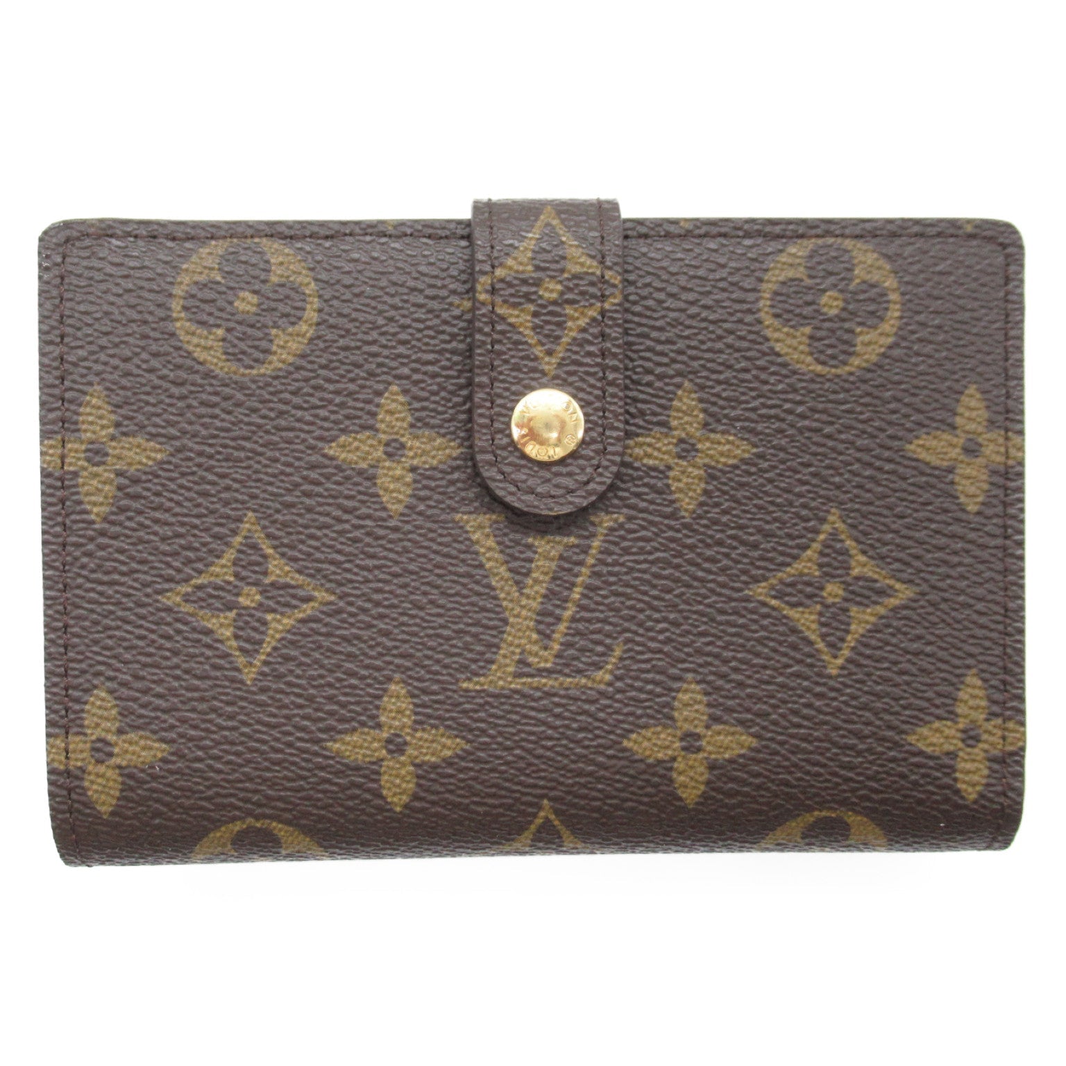 Louis Vuitton Louis Vuitton Portefolio Vienna Double Fold Wallet Wallet PVC Coated Canvas Monogram   Brown M61674