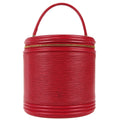 Louis Vuitton 1996 Cannes Vanity Handbag Red Epi M48037