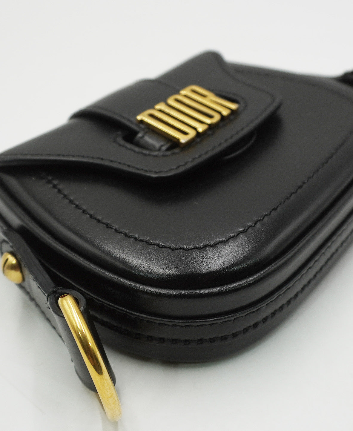 Mini D-fence Saddle Bag Black