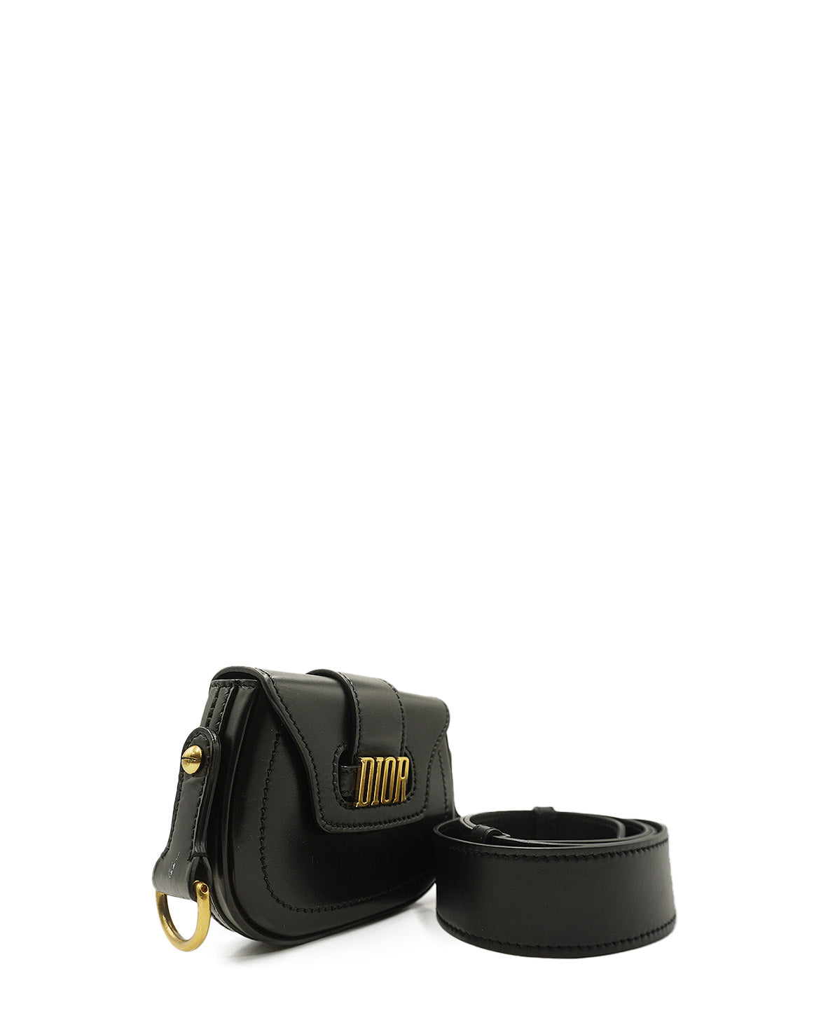 Mini D-fence Saddle Bag Black