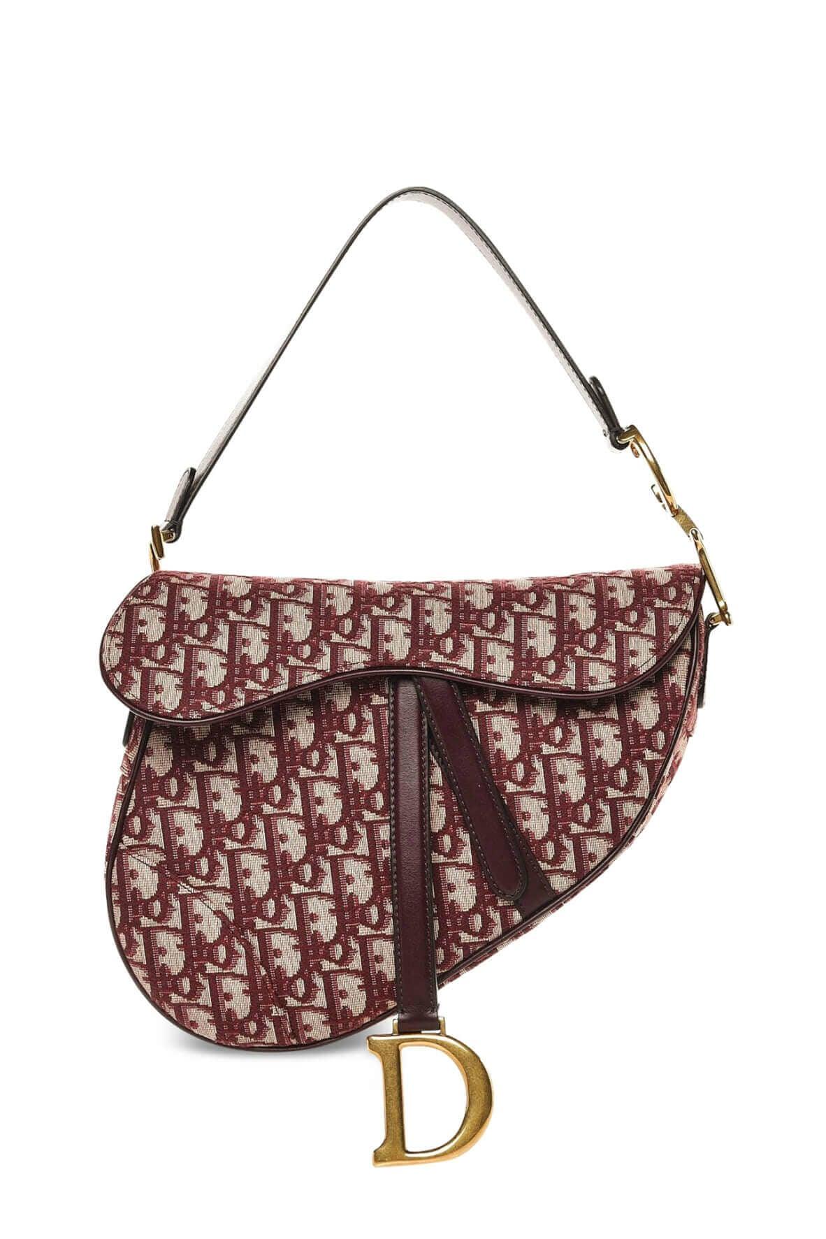 Oblique Saddle Maroon