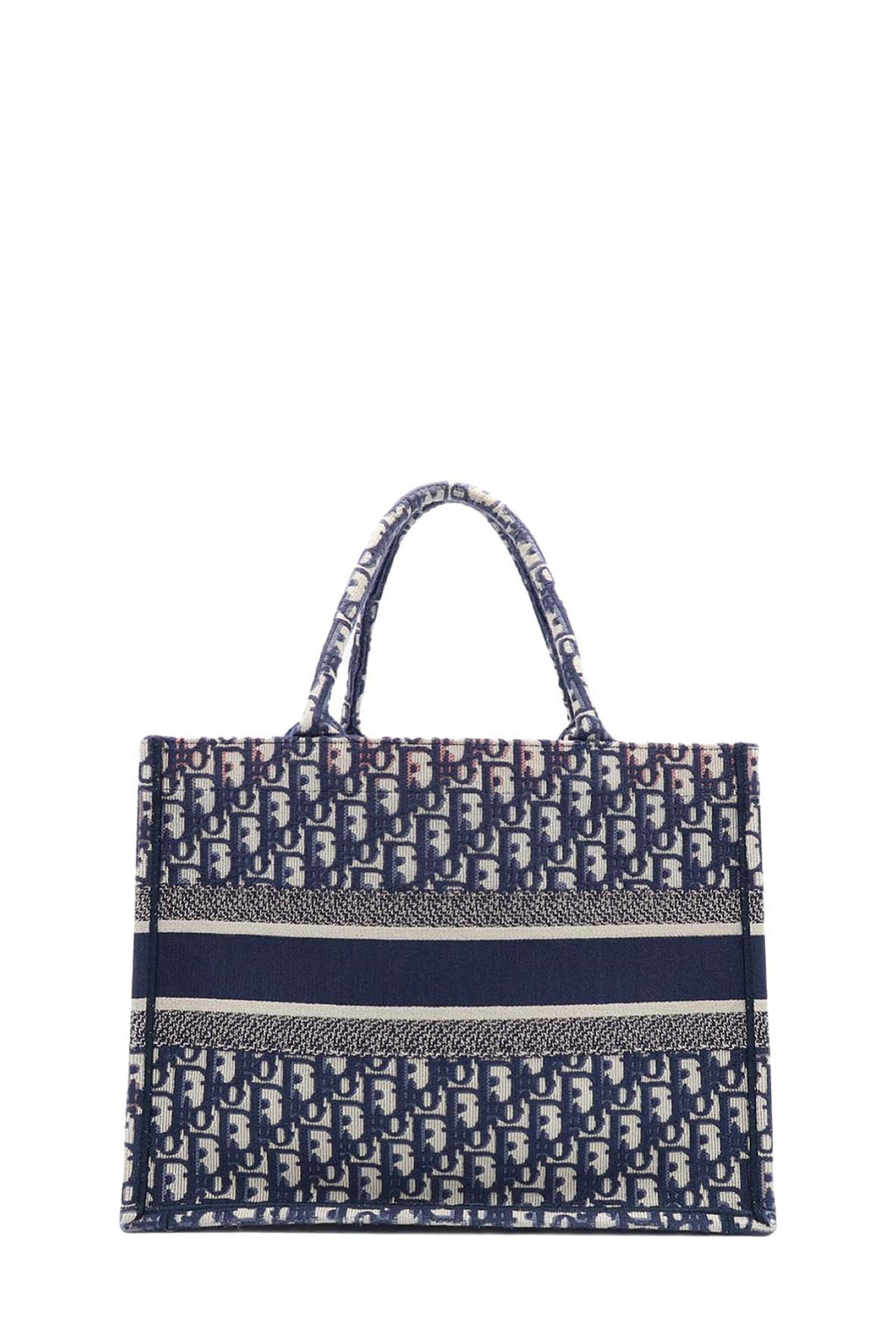 Medium Oblique Book Tote Navy