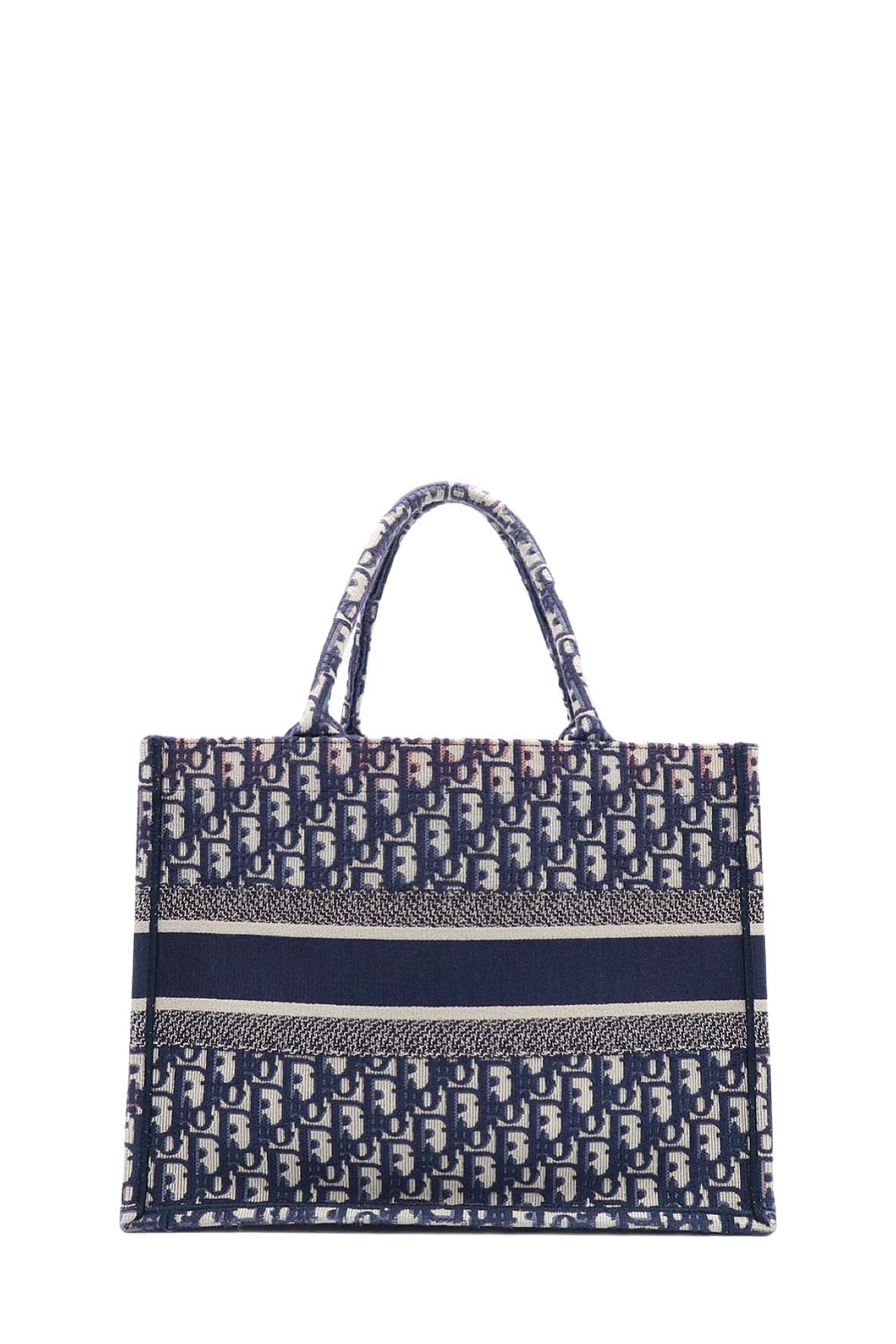 Medium Oblique Book Tote Navy