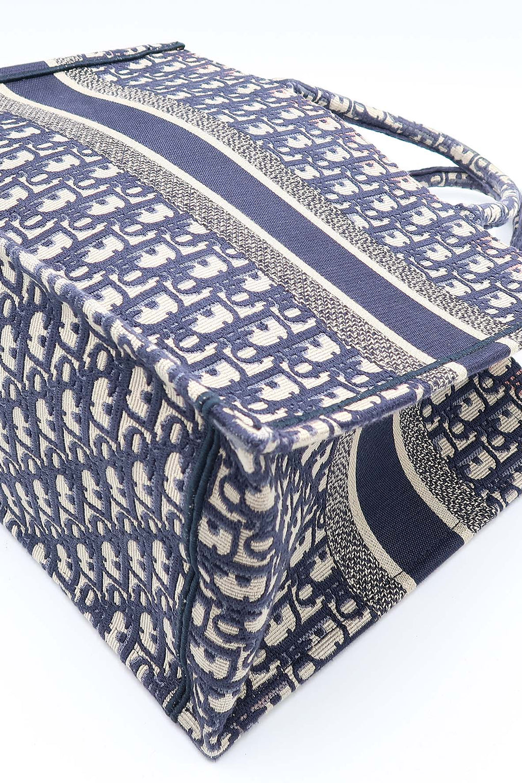 Medium Oblique Book Tote Navy