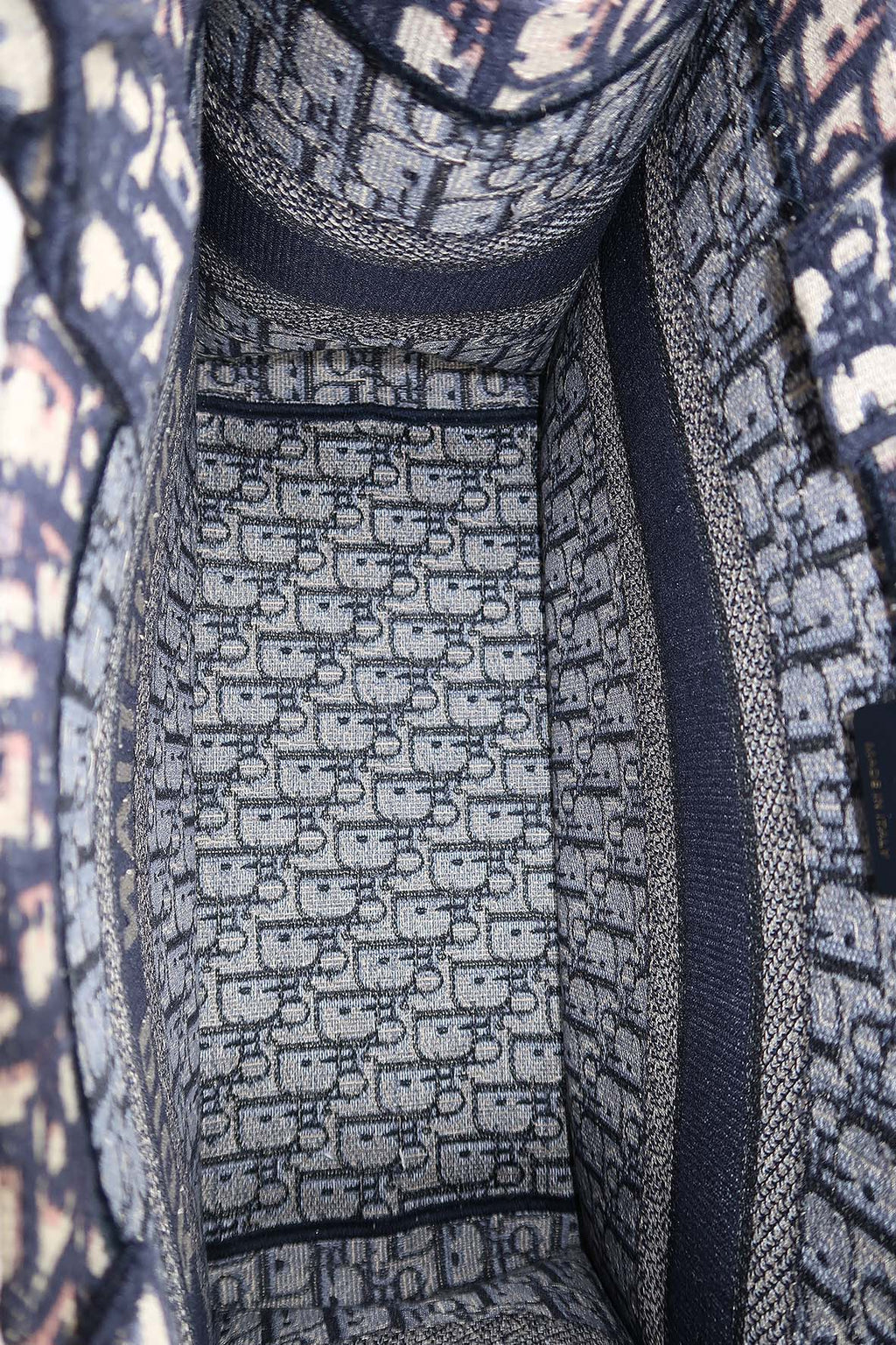 Medium Oblique Book Tote Navy