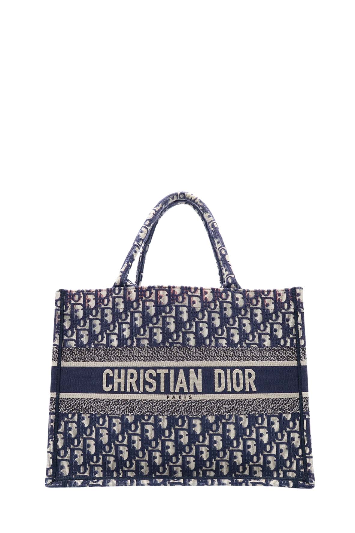Medium Oblique Book Tote Navy