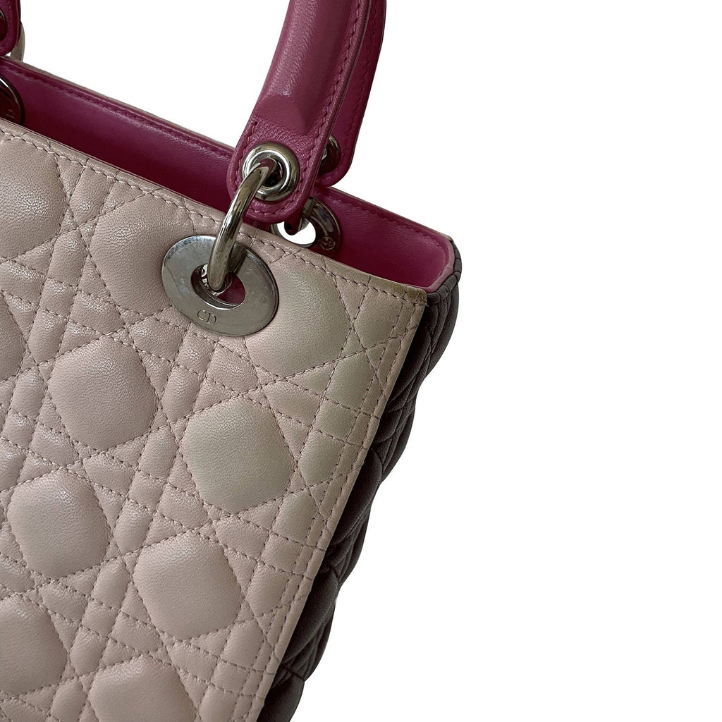 Christian Dior Tricolor Medium Lady Dior