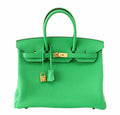 HermÃƒÆ’Ã‚Â¨s Birkin 35 Bamboo Bag GHW