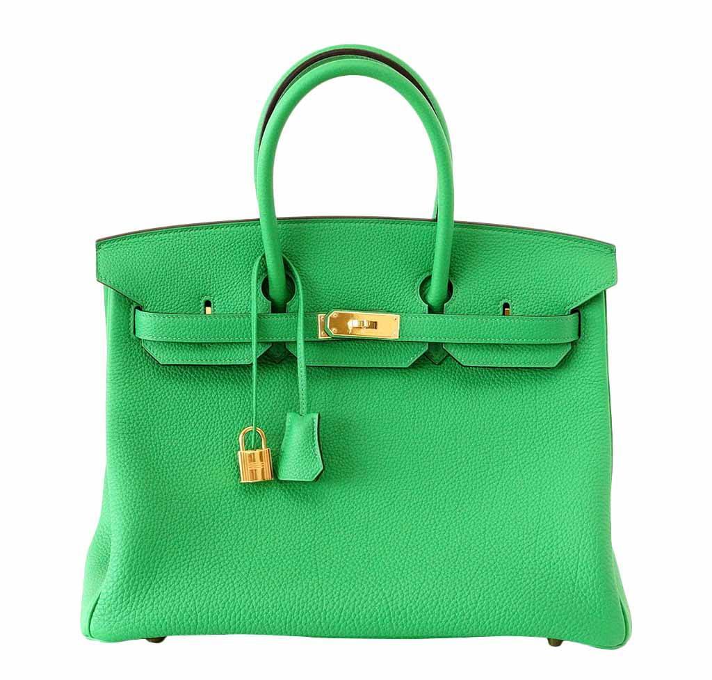 HermÃƒÆ’Ã‚Â¨s Birkin 35 Bamboo Bag GHW
