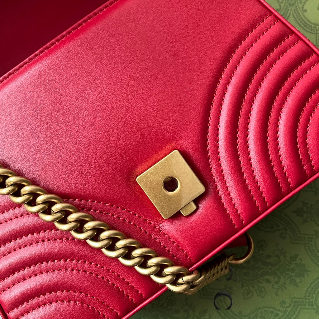 Glami Marmont Mini Top Handle Bag Red For Women, Women’s Bags 8.3in/21cm Glami Ã¢â‚¬Å½