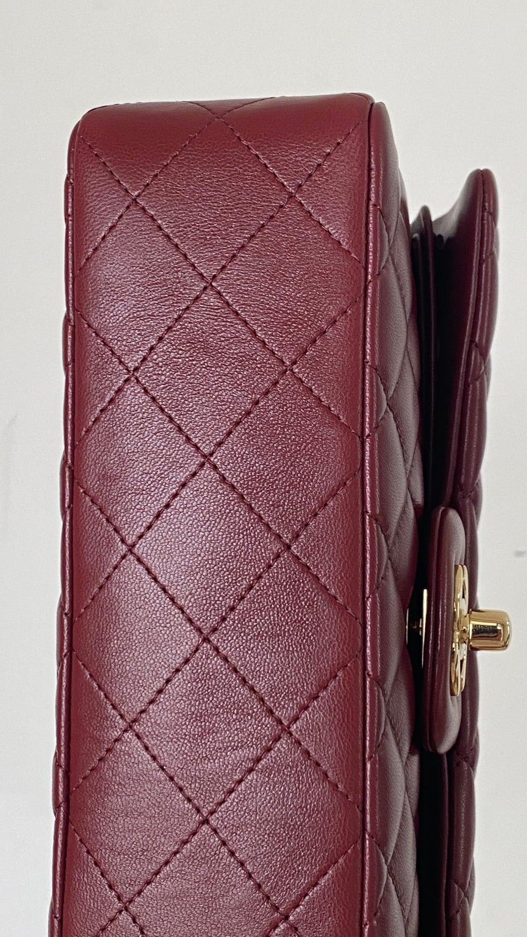 CHLSmall Classic Handbag Dark Red For Women, Women’s Bags 9.1in/23cm