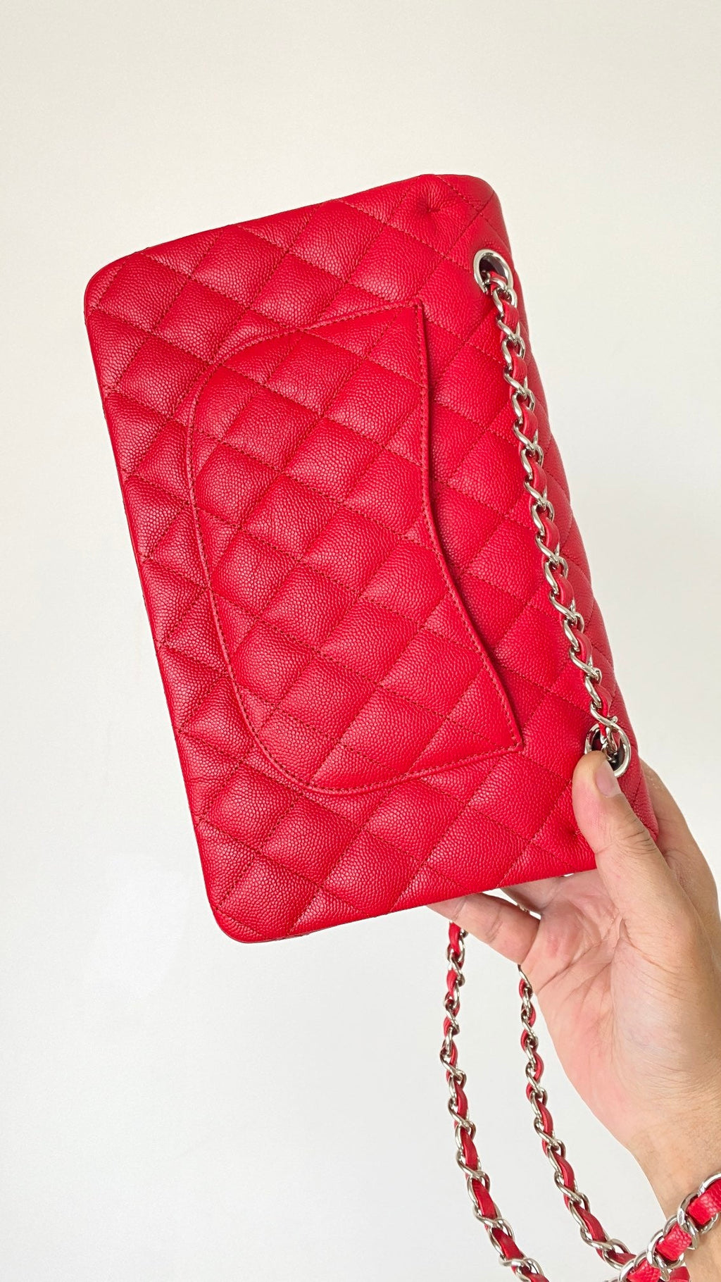 CHLSmall Classic Handbag Red For Women Bags 9.1in/23cm