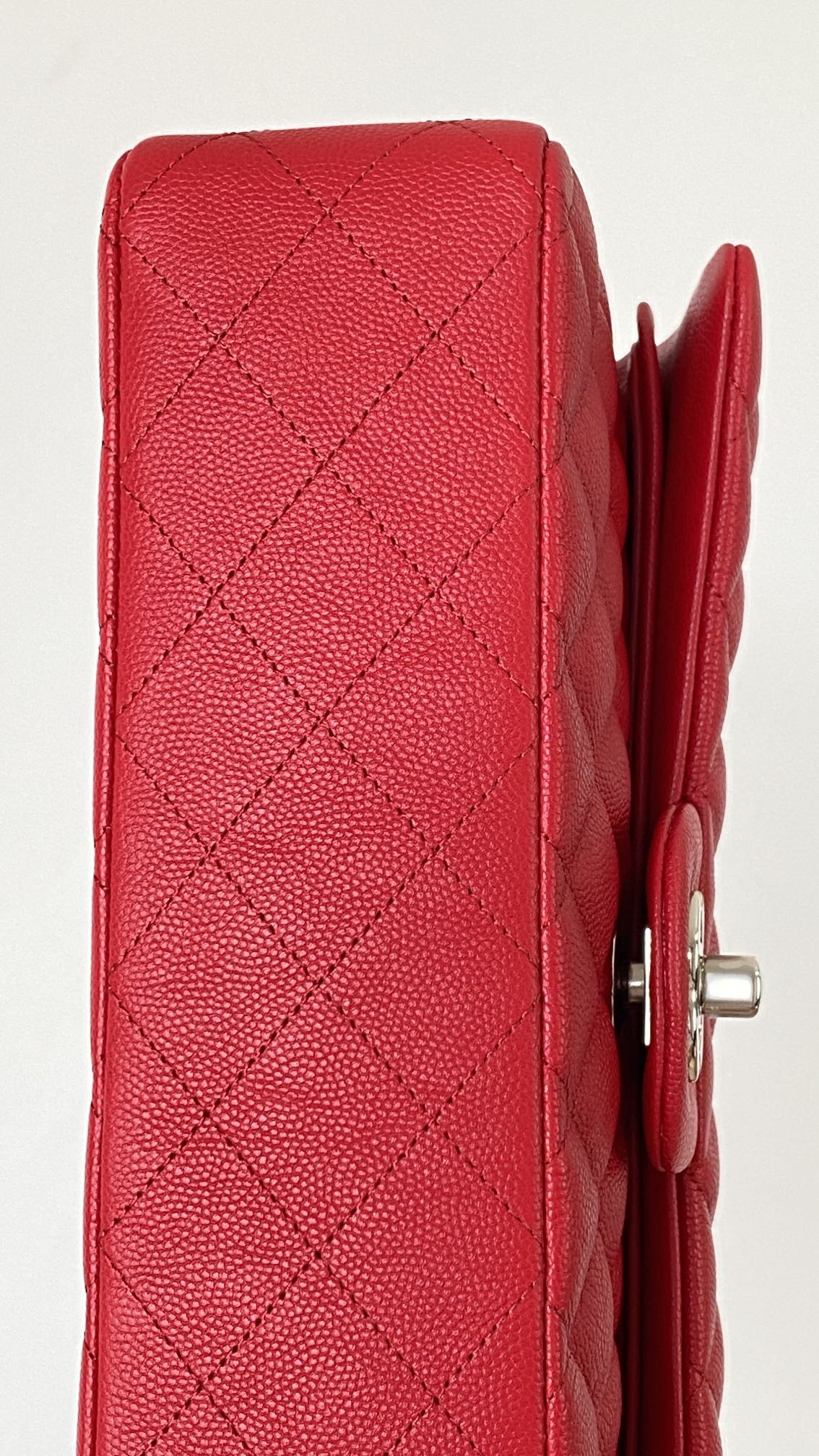 CHLSmall Classic Handbag Red For Women, Women’s Bags 9.1in/23cm