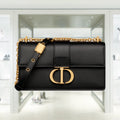 30 MONTAIGNE EAST-WEST BAG WITH CHAIN