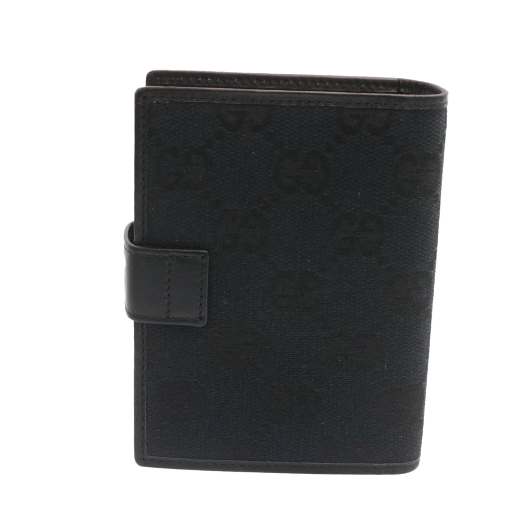 GUCCI GG Canvas Mini Notebook Cover Ballpoint Pen Black ds051