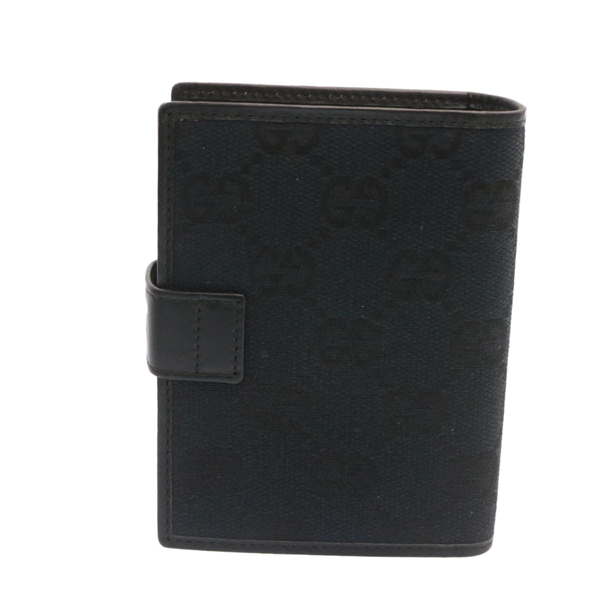 GUCCI GG Canvas Mini Notebook Cover Ballpoint Pen Black ds051