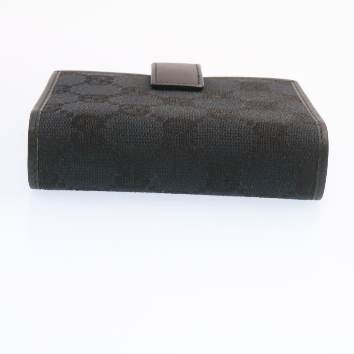GUCCI GG Canvas Mini Notebook Cover Ballpoint Pen Black ds051