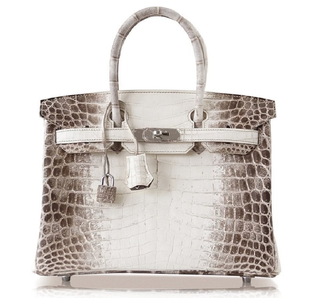 HermÃƒÆ’Ã‚Â¨s Birkin 25 Blanc Himalaya Crocodile Bag PHW