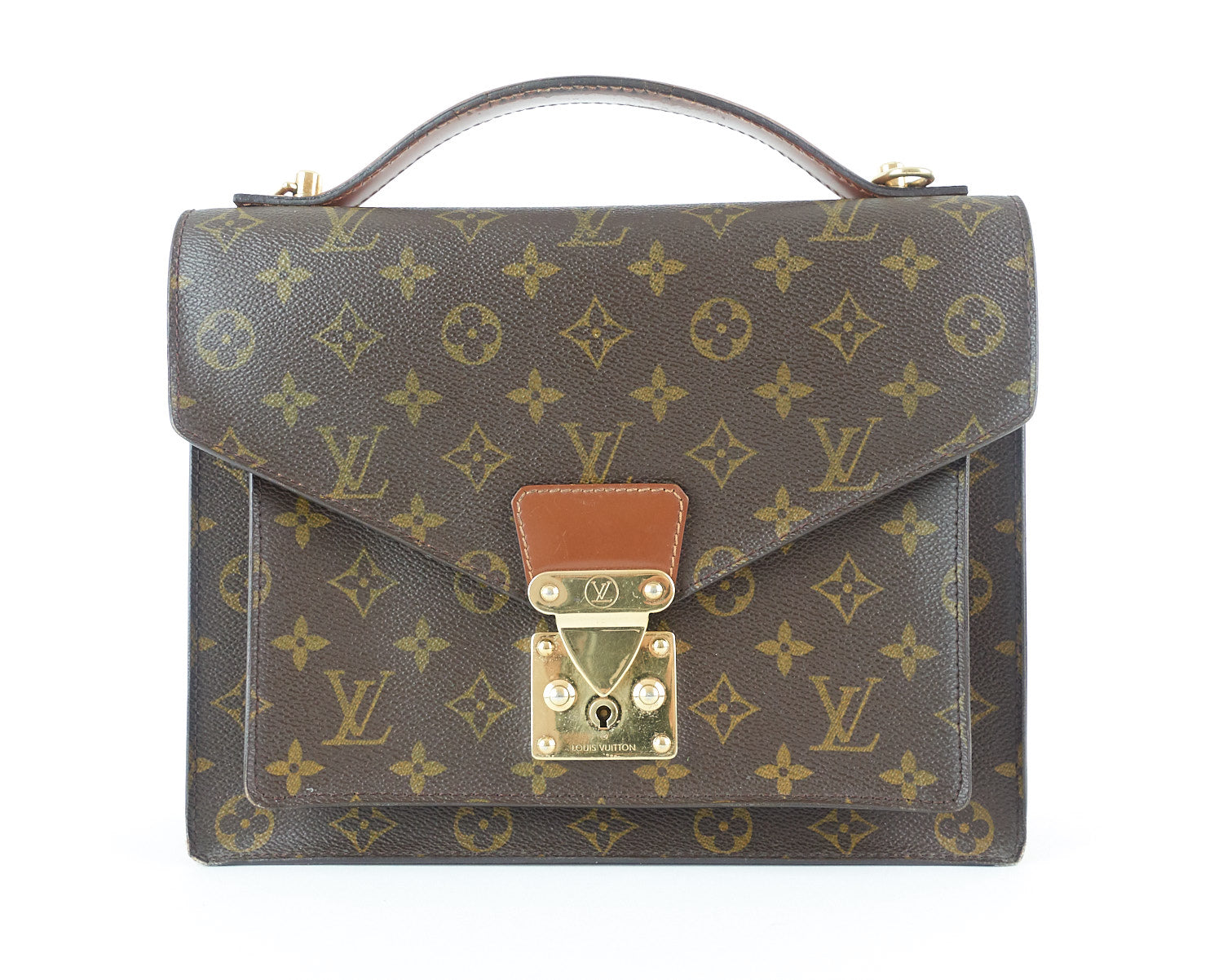 Louis Vuitto Monceau 28 Monogram Canvas Handbag