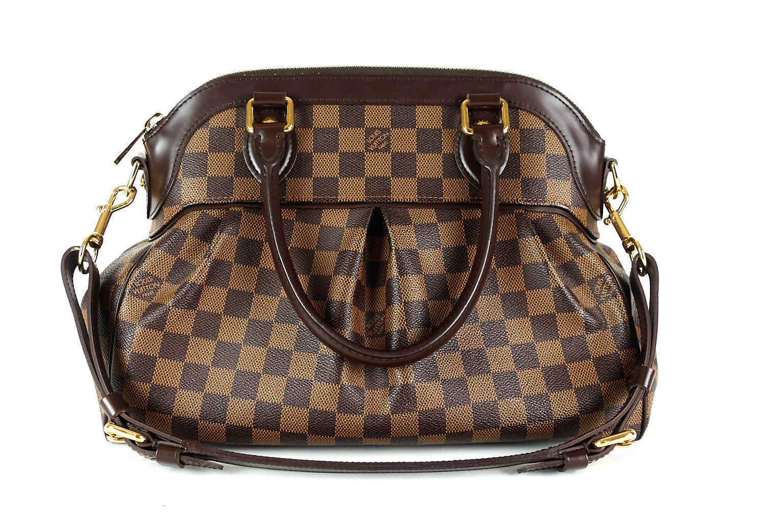 Louis Vuitto Trevi PM Damier Ebene Canvas Bag