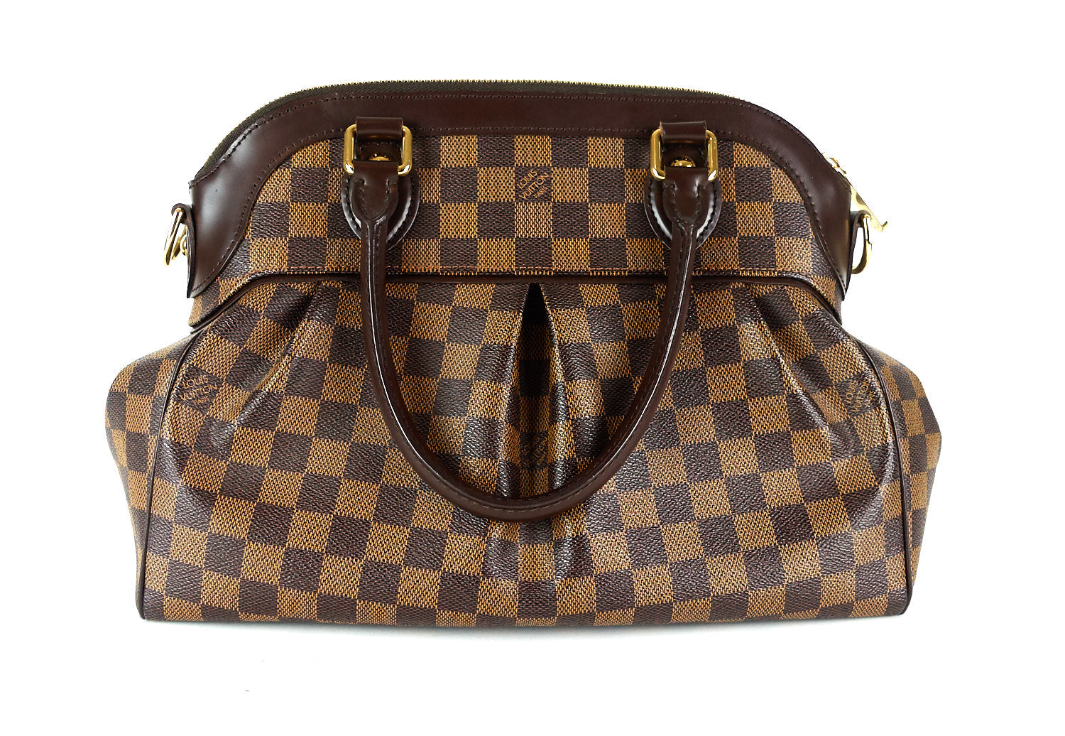 Louis Vuitto Trevi PM Damier Ebene Canvas Bag