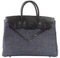 HermÃƒÆ’Ã‚Â¨s Birkin 35 Limited Edition Denim Shadow Bag