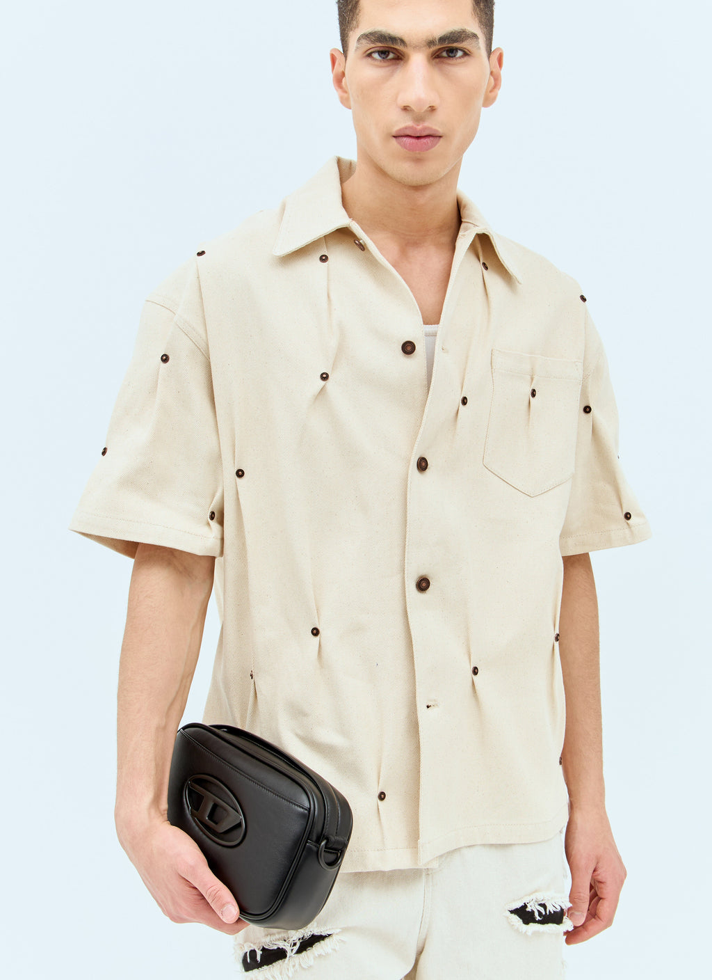 Diesel Men Holi-D Camera Crossbody Bag