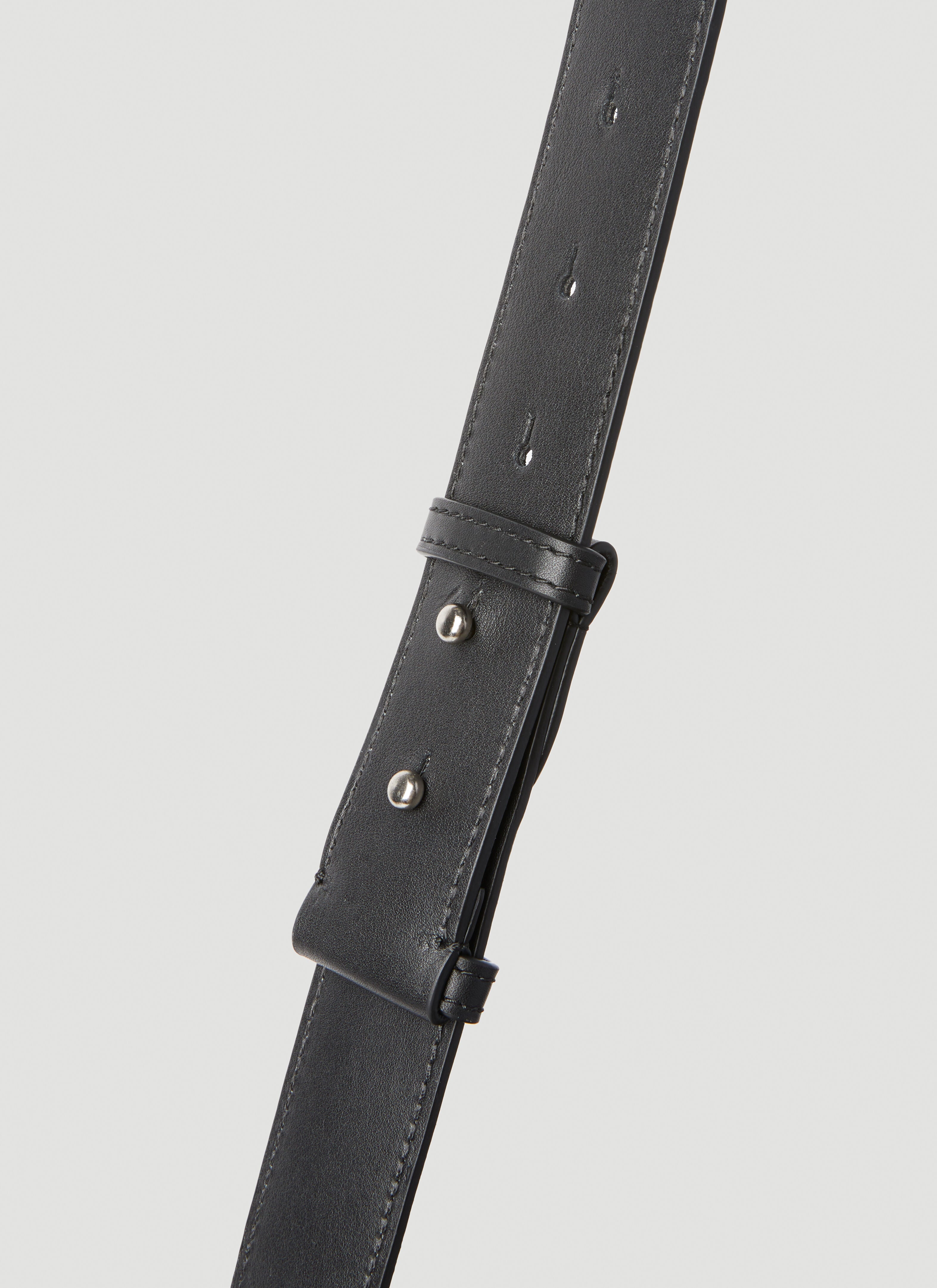 Dries Van Noten Men Leather Crossbody Bag