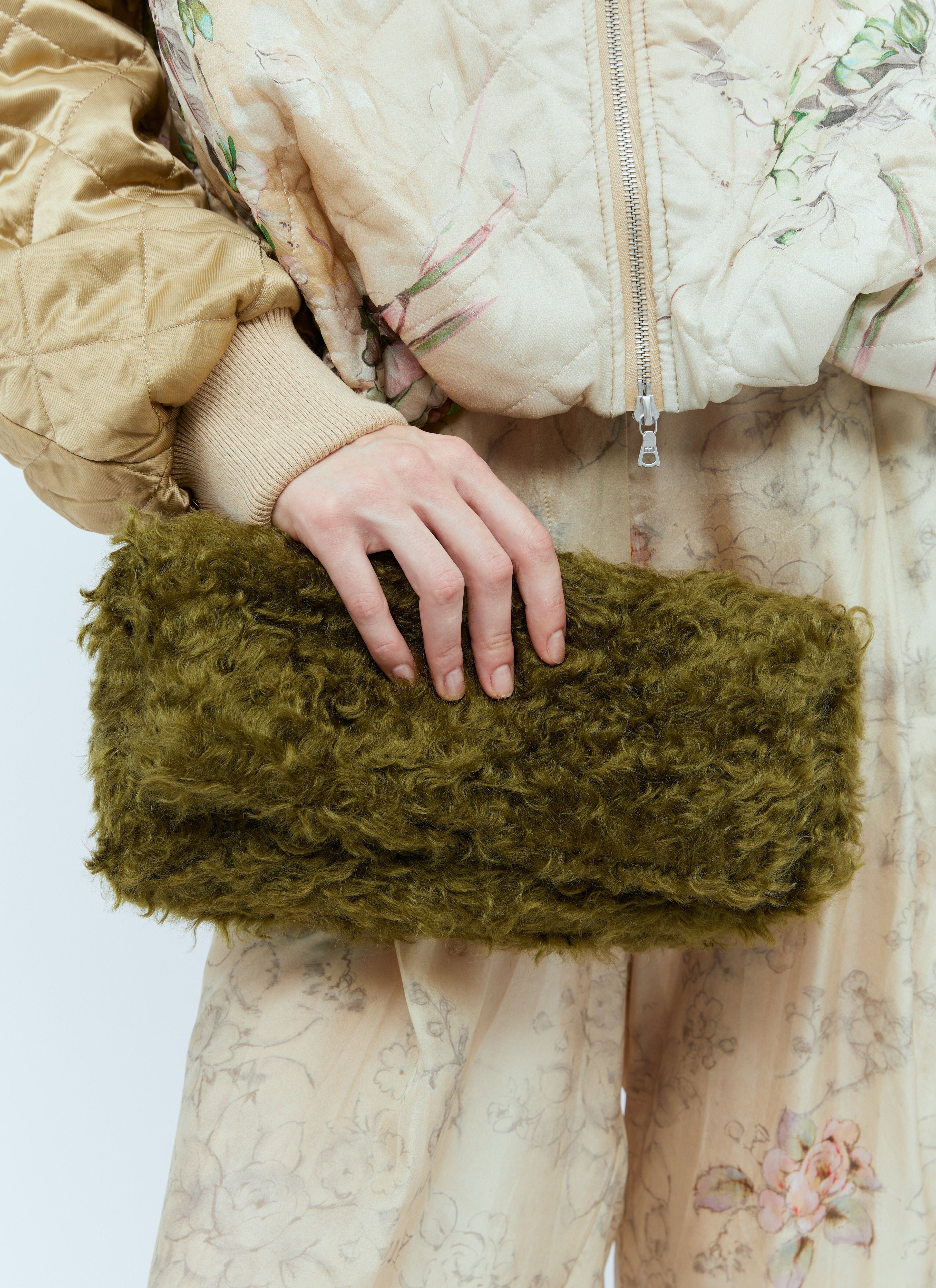 Dries Van Noten Women Fluffy Clutch