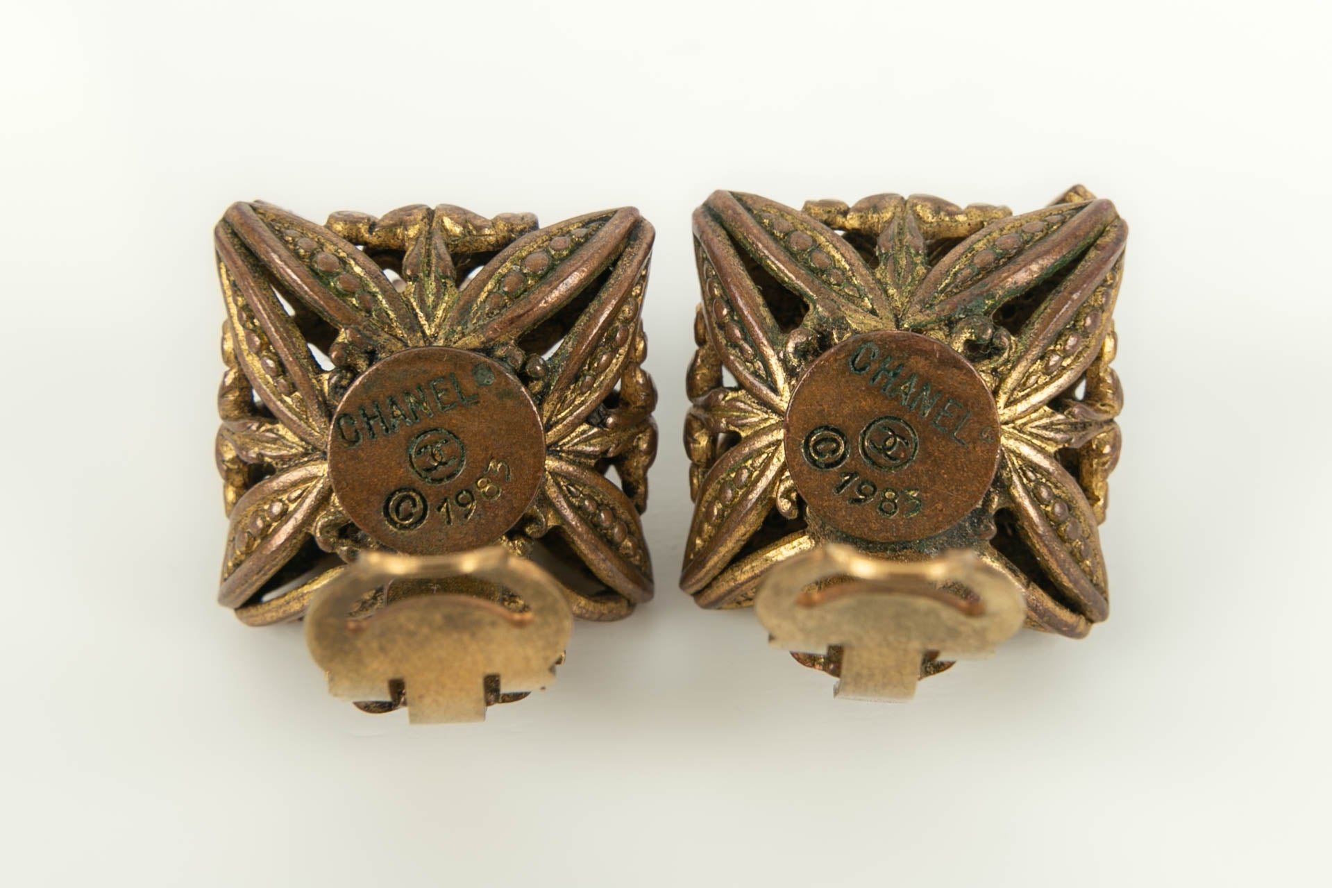 Boucles d'oreilles Chanel 1985