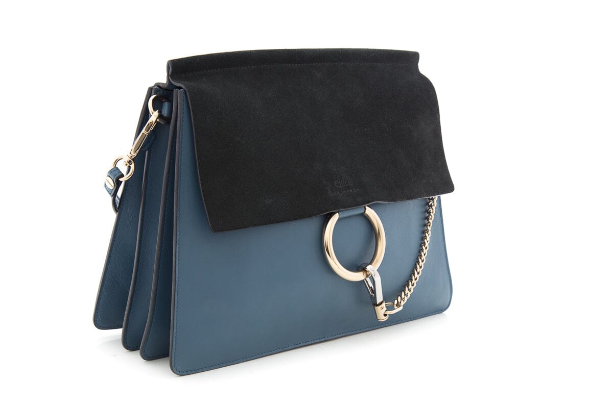Chloe Faye Blue Handbag