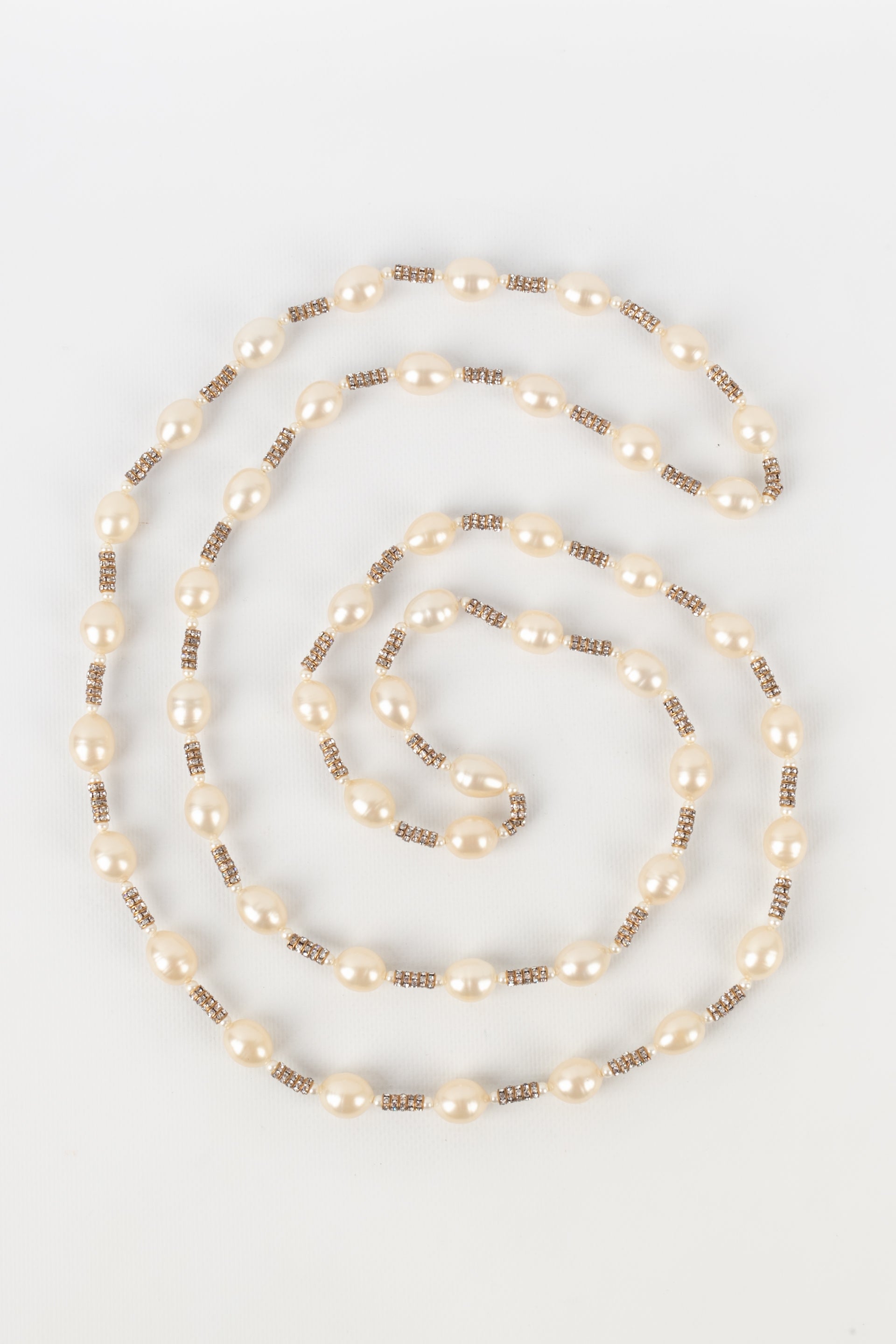 Collier de perles nacrÃƒÆ’Ã‚Â©es Chanel 1990s