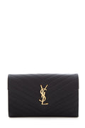 Saint Laurent Black Grain de Poudre Large WOC