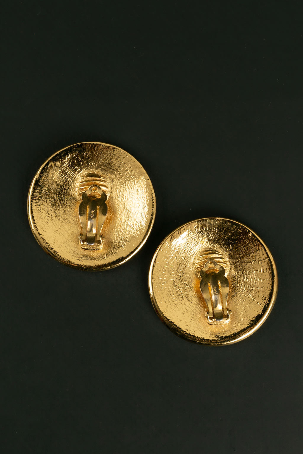 Boucles d'oreilles dorÃƒÆ’Ã‚Â©es Yves Saint Laurent