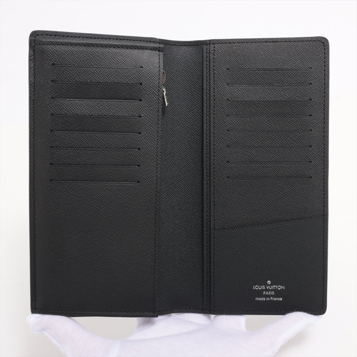 Louis Vuitton Taiga Portefolio Braza M30285 Noneir   Wallet