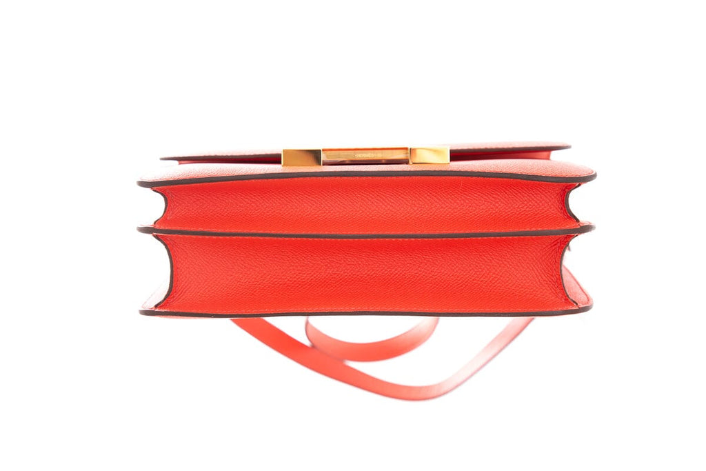 HermÃƒÆ’Ã‚Â¨s Rose Jaipur Epsom Leather 24 cm Constance