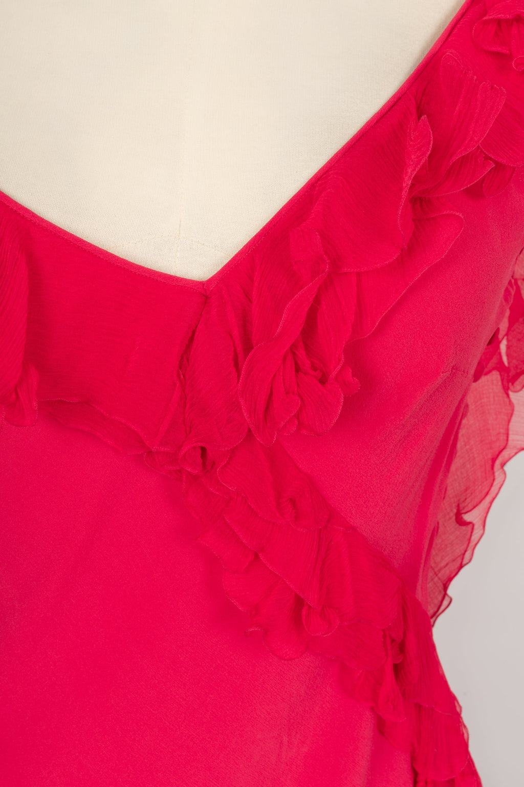 Robe en soie Galliano