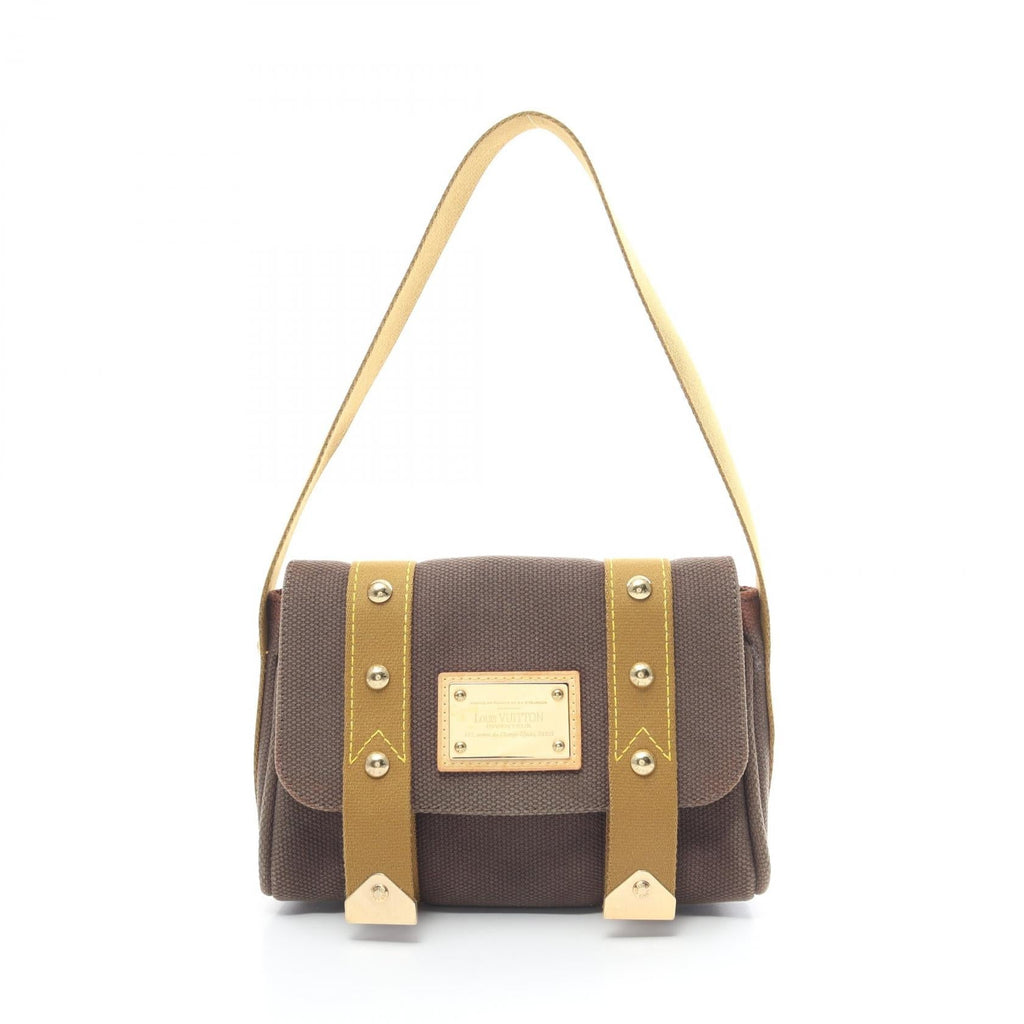 Louis Vuitton Antigua Besace PM  Canvas Shoulder Bag