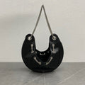 GLAMI Large Ava Chain Black For Women 13in/33cm 198993GLAMIQ.38SI