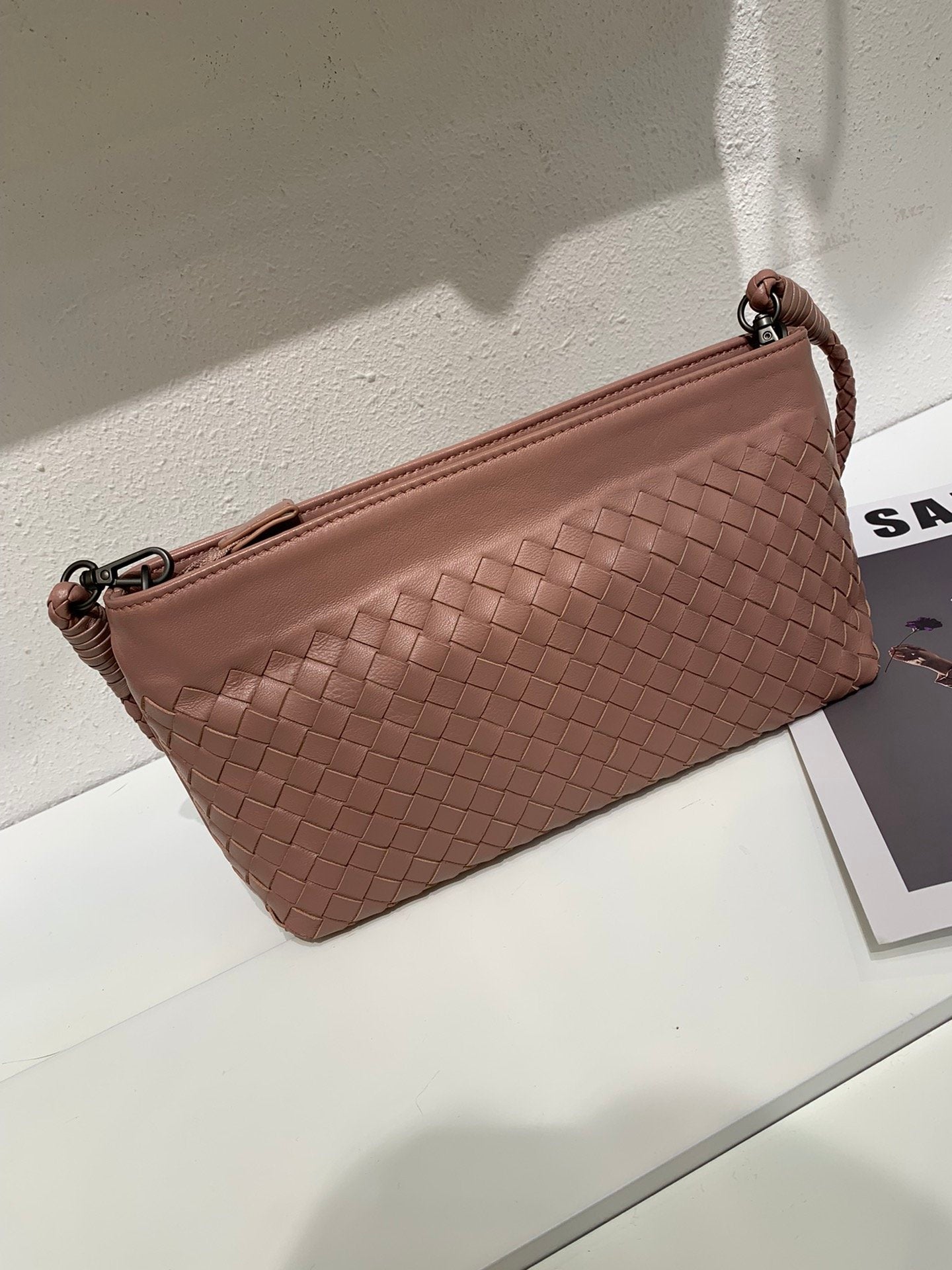 GLAMI Clutch Bag Brown, For Women, Bags 9.8in/25cm