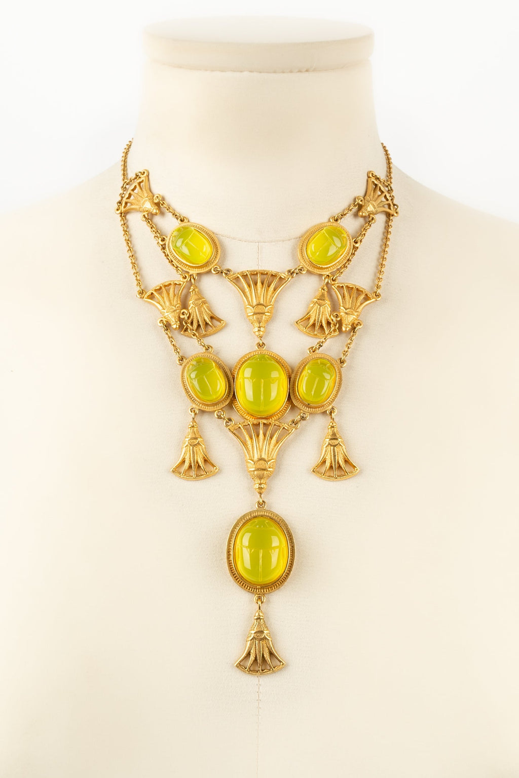 Collier / Parure ÃƒÆ’Ã¢â‚¬Â°gyptienne Christian Dior 2004
