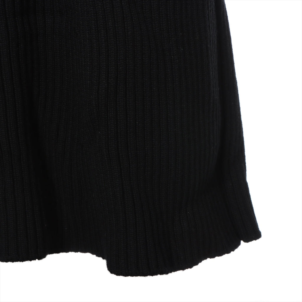 Louis Vuitton 18AW Wool s One Earrings L  Black RW182W Nonerth Sleeve Sealed