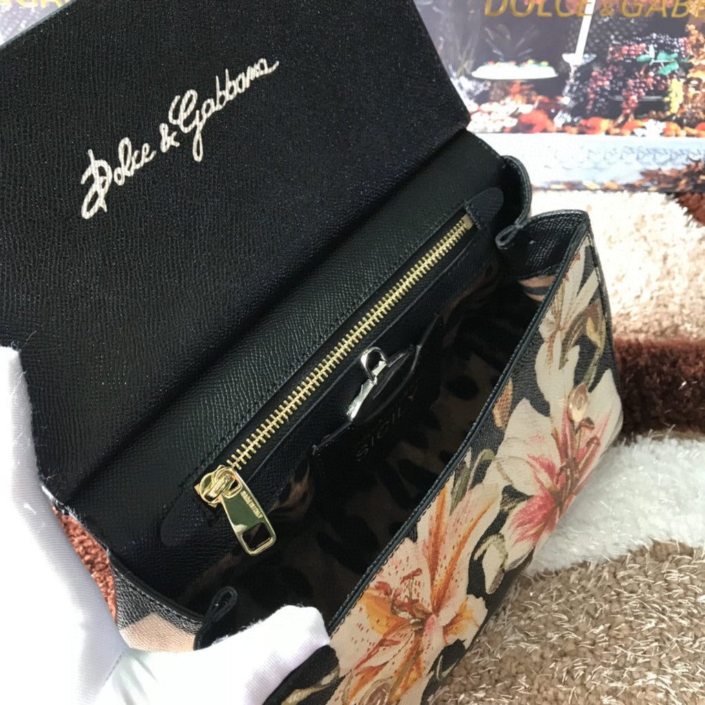 GLAMI MeGLAMIum Sicily Handbag Unique Print Motifs Muticolour For Women 10.2in/26cm GLAMI
