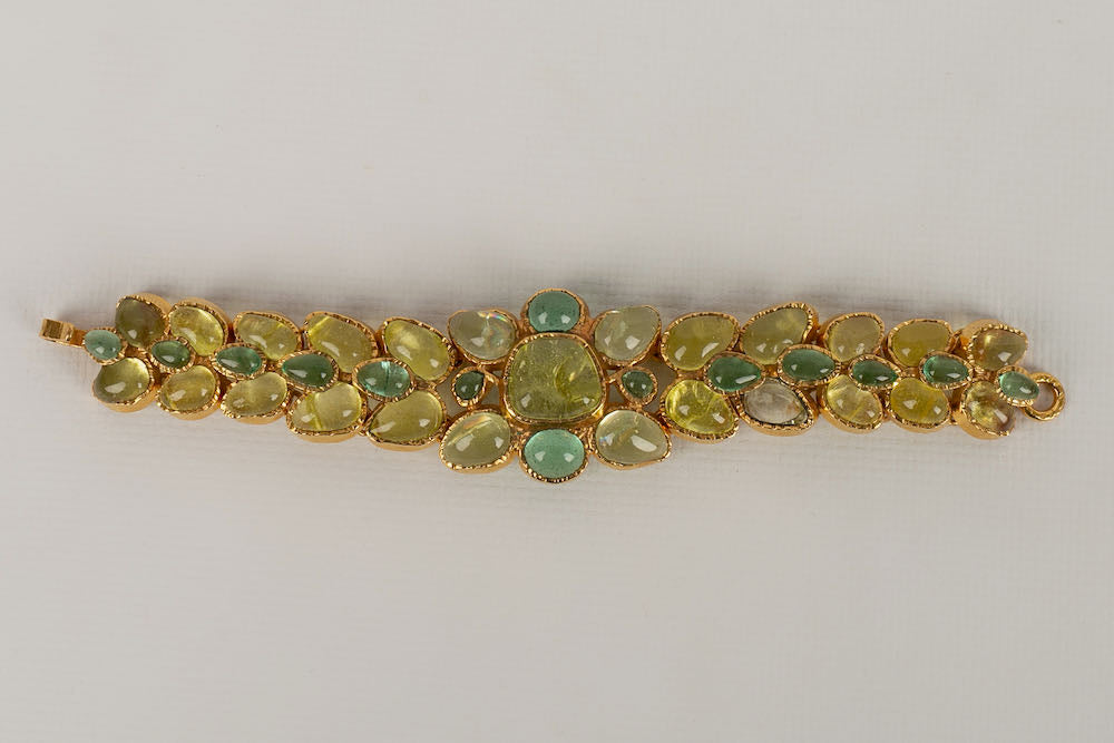 Bracelet en pÃƒÆ’Ã‚Â¢te de verre Chanel