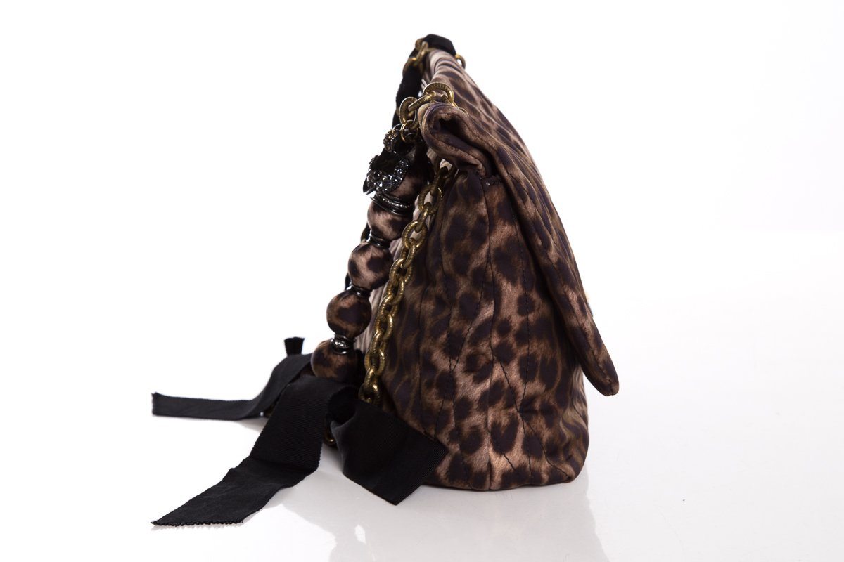 Lanvin Leopard Happy Shoulder Bag