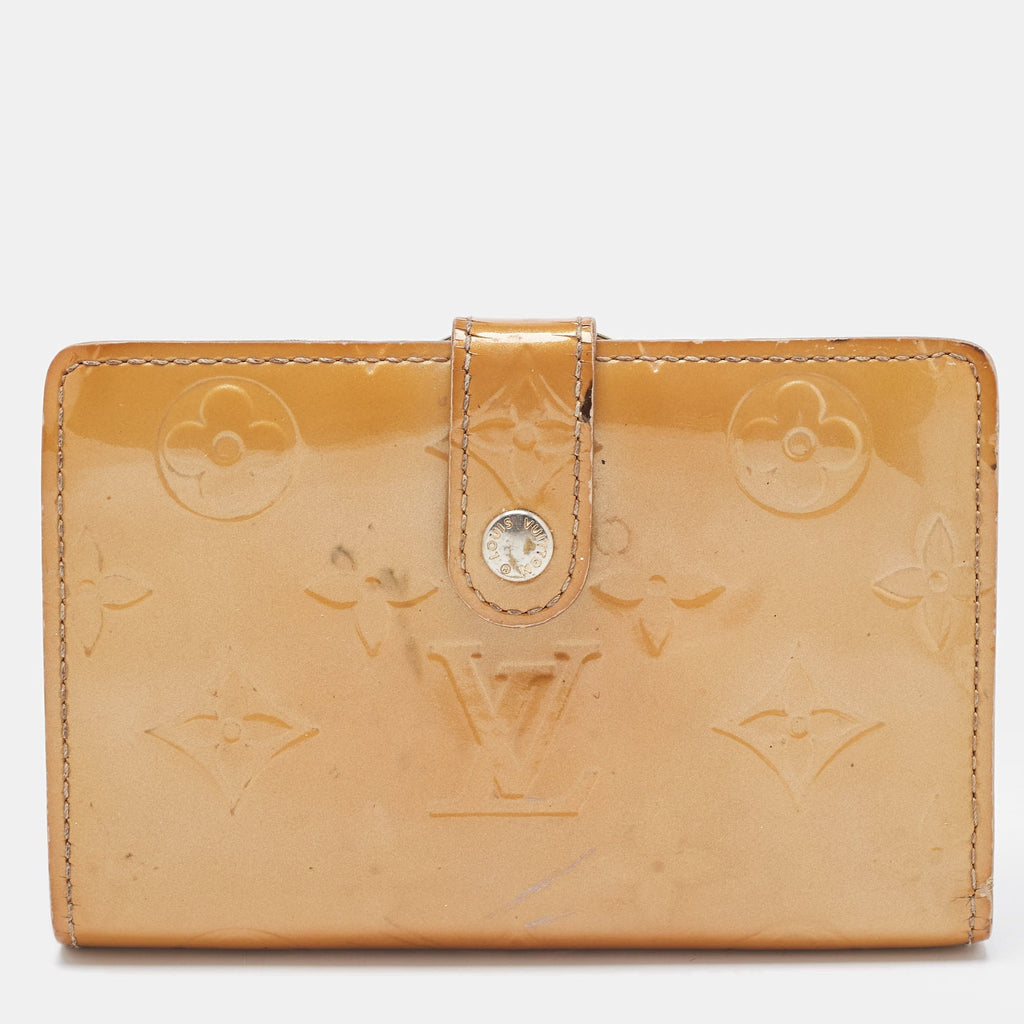 Louis Vuitton Noisette Monogram Vernis Portefeuille Viennois Wallet