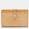 Louis Vuitton Noisette Monogram Vernis Portefeuille Viennois Wallet