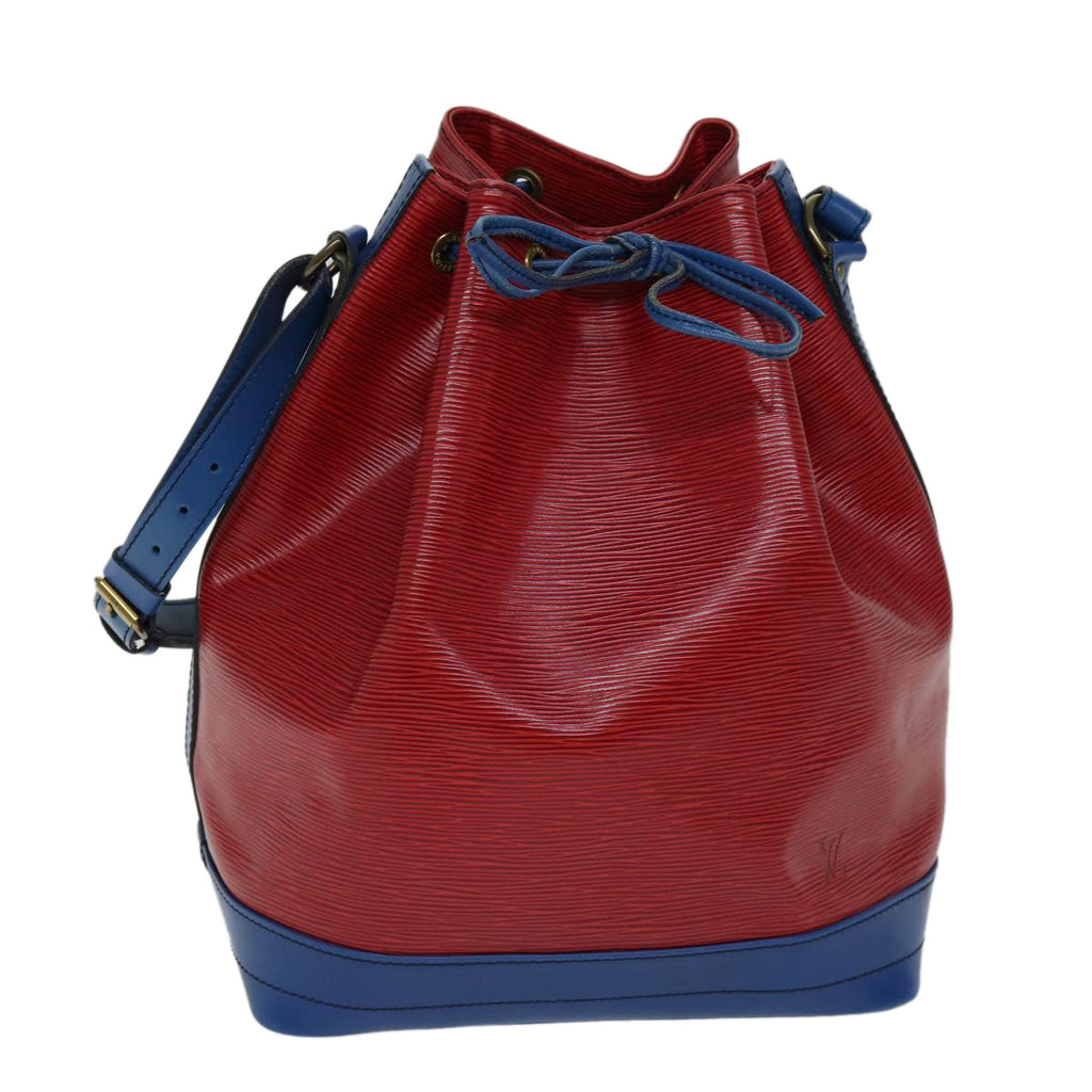 Louis Vuitton Epi Noe Shoulder Bag Bicolor Red Blue